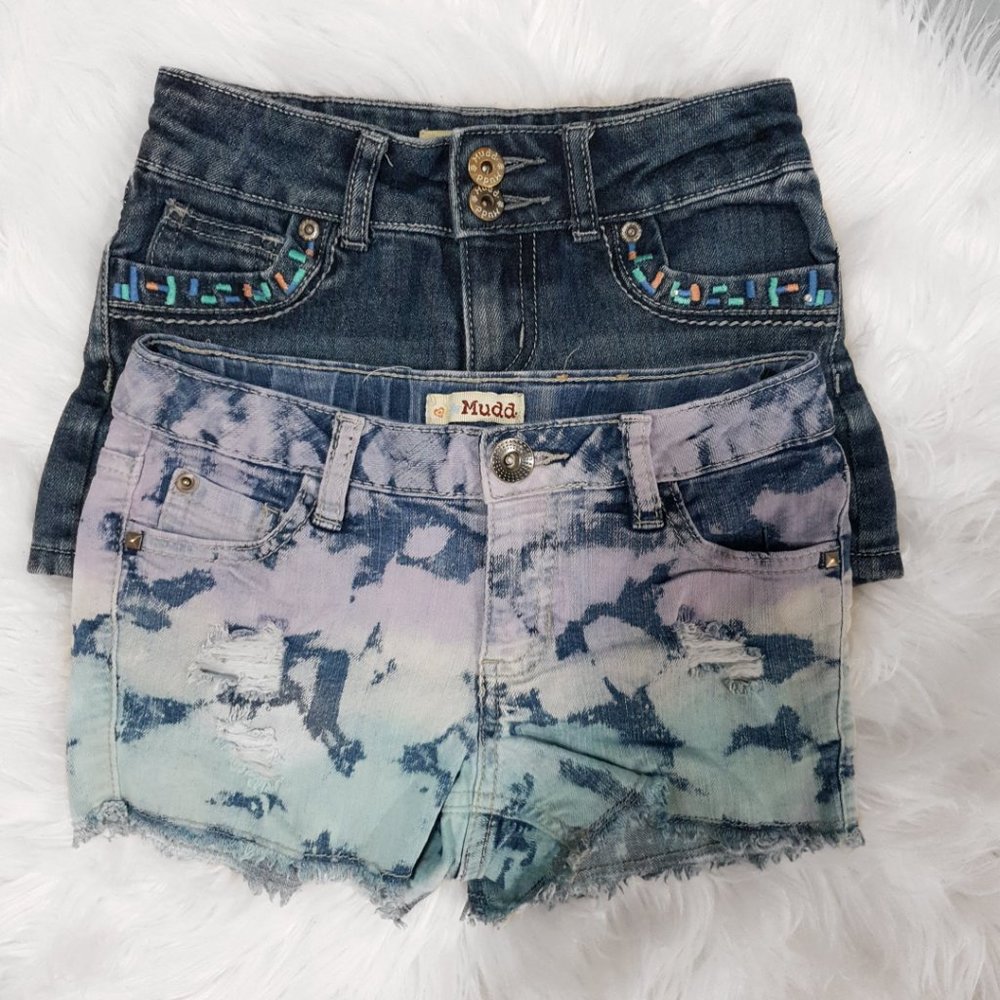 Two Pairs of Mud Jeans Tie-Dye